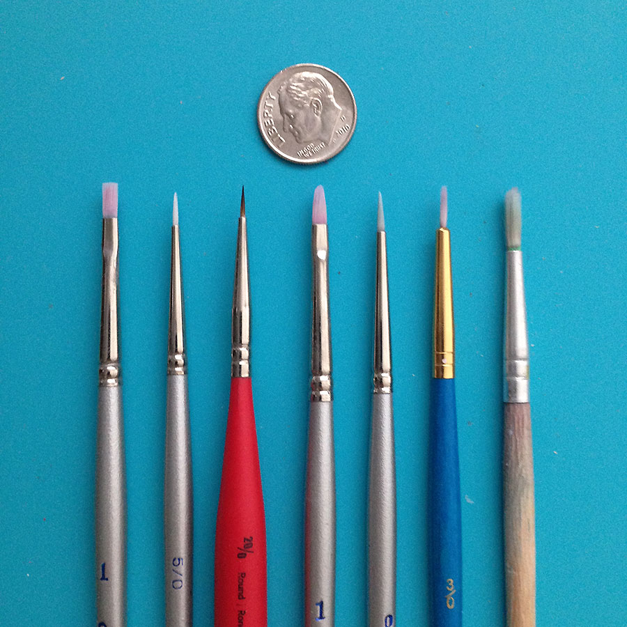 DIY MINIATURE PAINT BRUSHES, How to make PAINT BRUSHES for BARBIE dolls