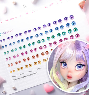 Anime BJD Doll Eyes Print Sheet V2